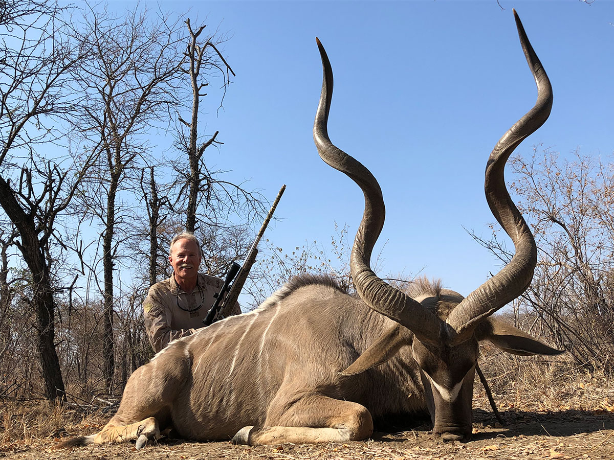 author and kudu bull