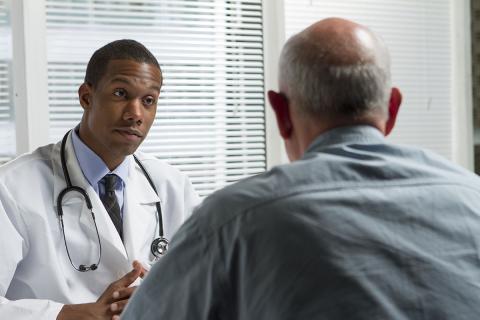 Doctor and Patient talking