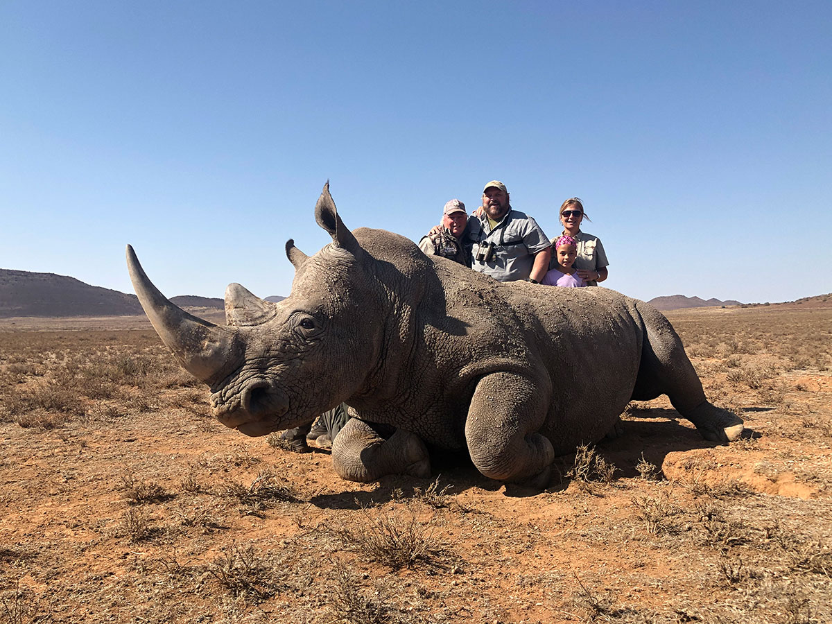 Danny and the darted rhino