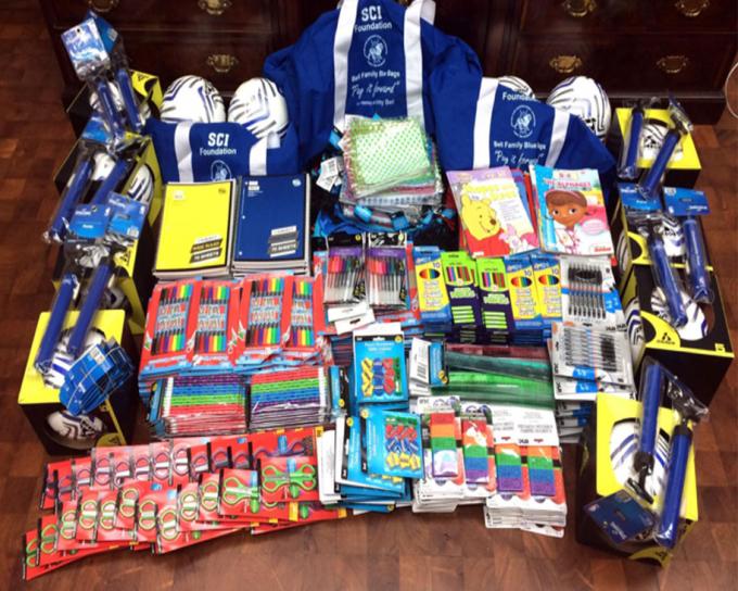 blue bag contents