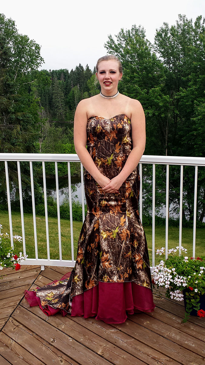 camo dress