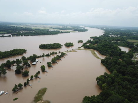 AR river flooding