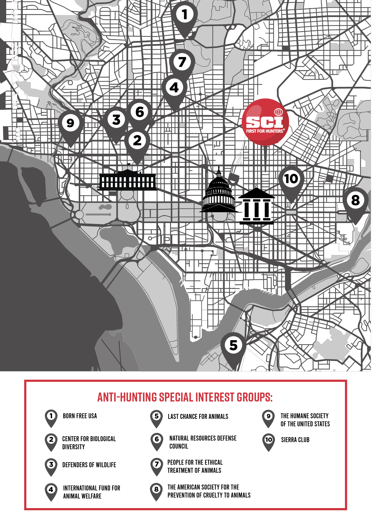 Hunter Embassy Map